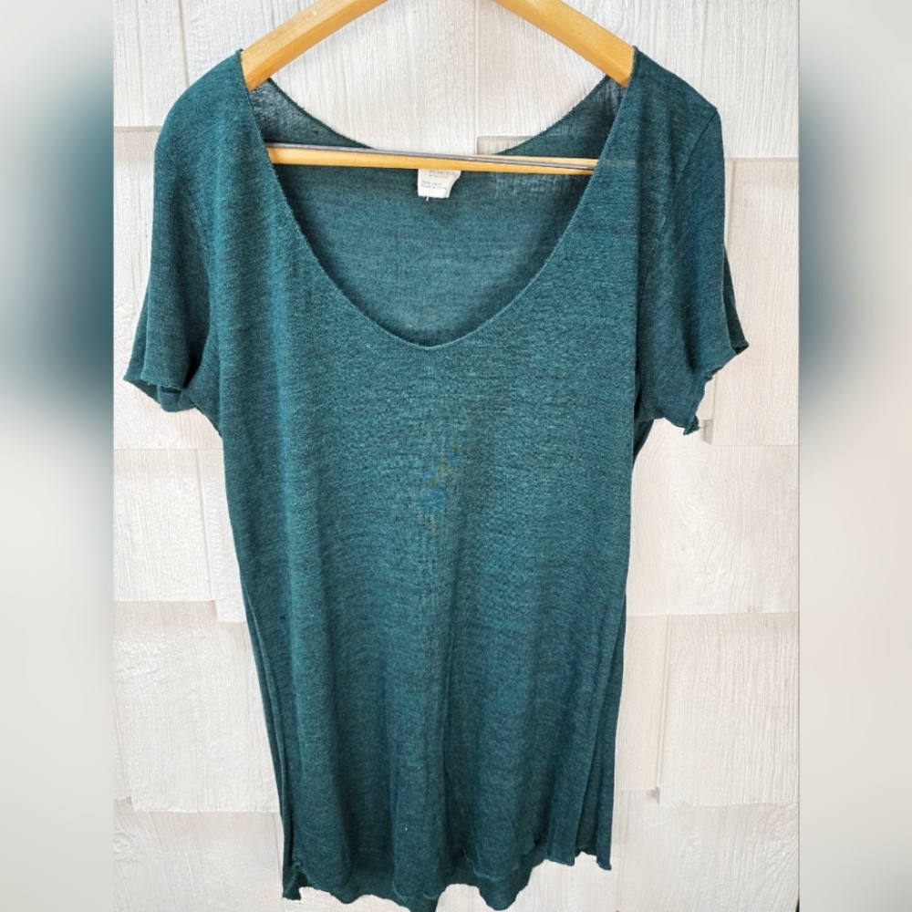 ✨3/$12 Full Tilt Dark Green Short Sleeve Women's Top size XS